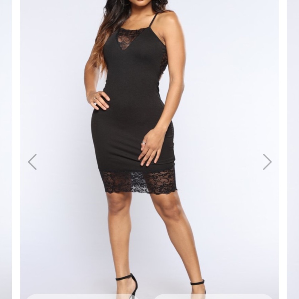 Lace Dress - Black